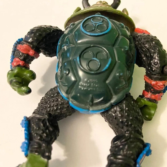 Vintage 1990 Teenage Mutant Ninja Turtle Leo Samurai TMNT Action Figure - Picture 5 of 9